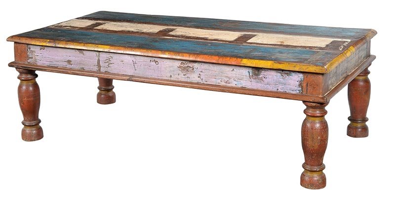 Reclaimed Wooden Coffee Table 02