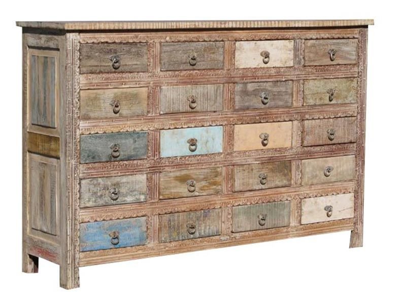 Reclaimed Wooden Drawer Chest 01