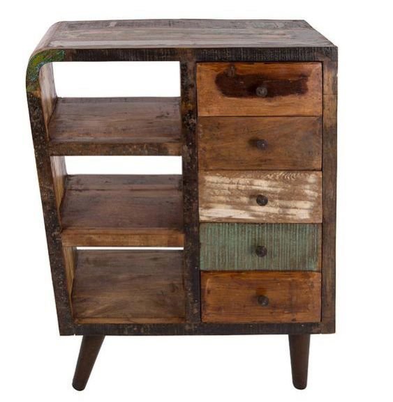 Reclaimed Wooden Drawer Chest 03