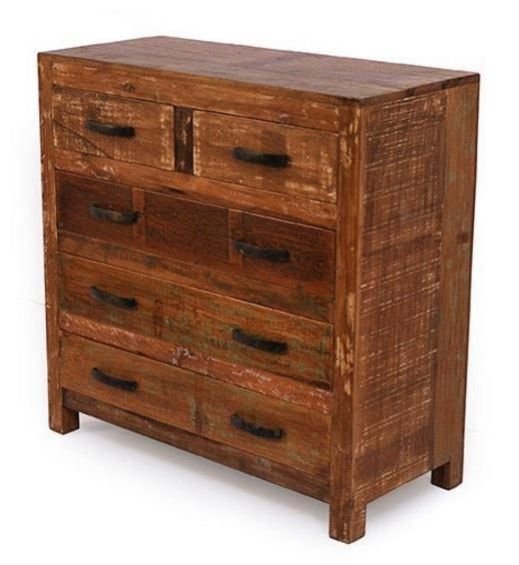 Reclaimed Wooden Drawer Chest 04