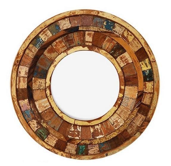 Reclaimed Wooden Mirror Frame 07