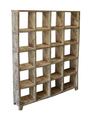 Reclaimed Wooden Shoe Rack 03