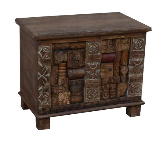 Reclaimed Wooden Storage Trunk 05