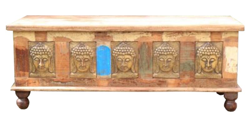 Reclaimed Wooden Storage Trunk 08