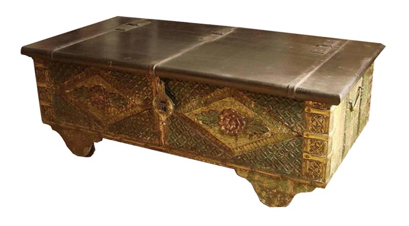 Reclaimed Wooden Storage Trunk 14