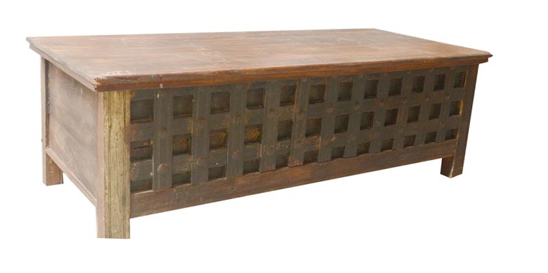 Reclaimed Wooden Storage Trunk 16