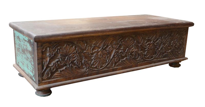 Reclaimed Wooden Storage Trunk 17