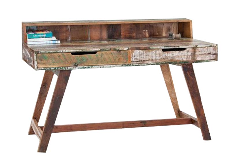 Reclaimed Wooden Study Table 02