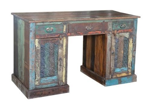 Reclaimed Wooden Study Table 03