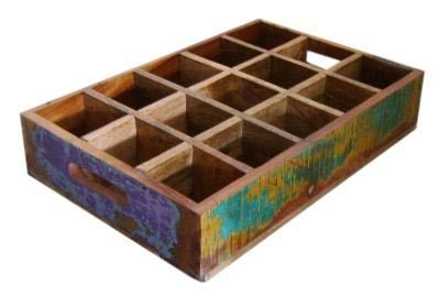 Reclaimed Wooden Wine Cabinet 02