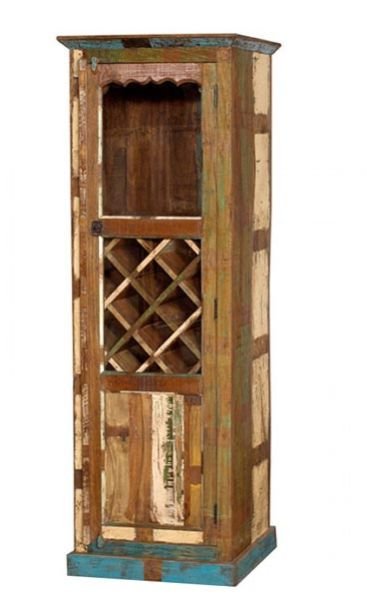 Reclaimed Wooden Wine Cabinet 07