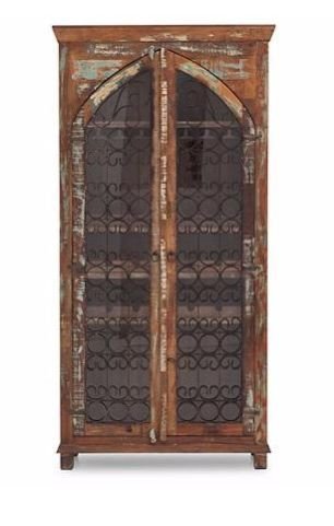 Reclaimed Wooden Wine Cabinet 08