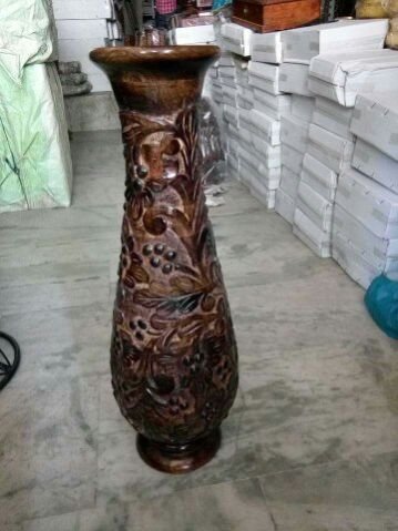 Wooden Flower Pot 02