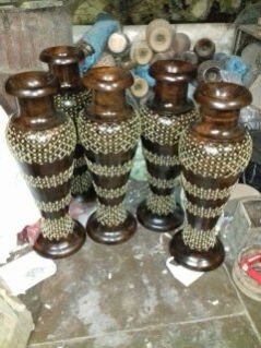 Wooden Flower Pot 03