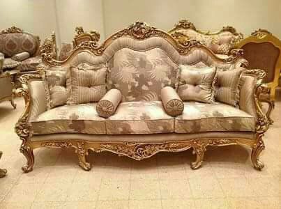 Wooden Sofa Couch 02