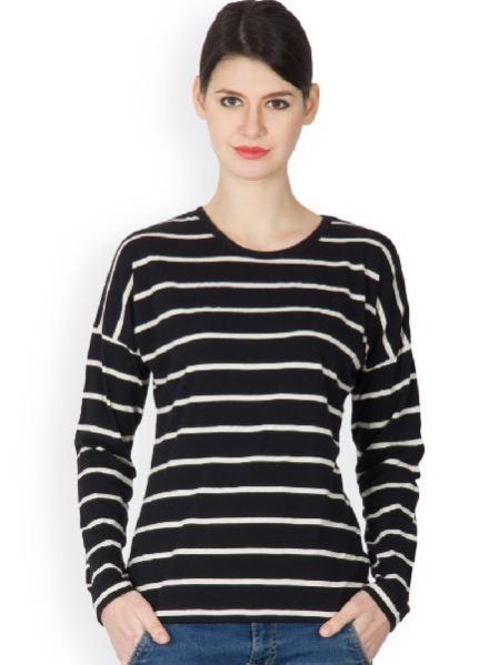 Ladies Round Neck T-shirts 02