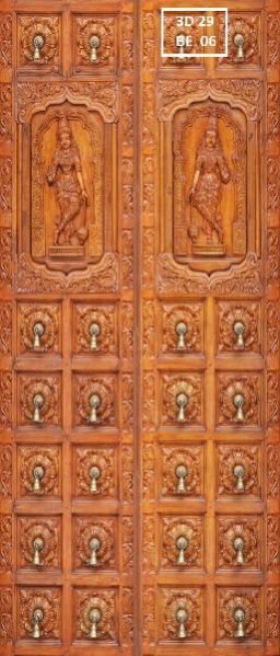 Wooden Double Door 02