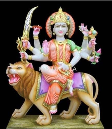 Marble Durga Maa Statue 01