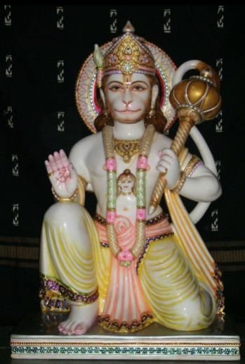Marble Hanuman Statues 01