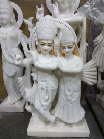Marble Radha Krishna Statues 01