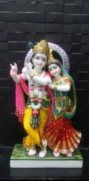 Marble Radha Krishna Statues 04