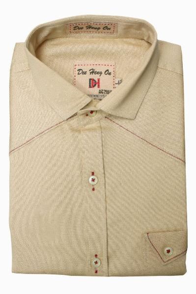 Mens Plain Cotton Shirt 02