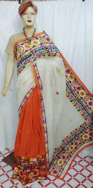 Kathiawari Work Saree 01
