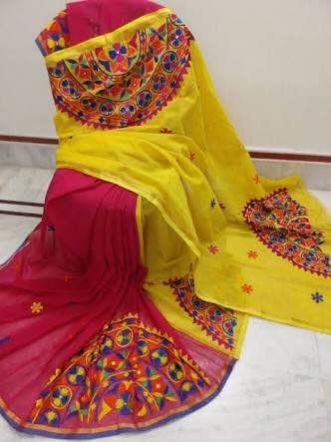 Kathiawari Work Saree 02