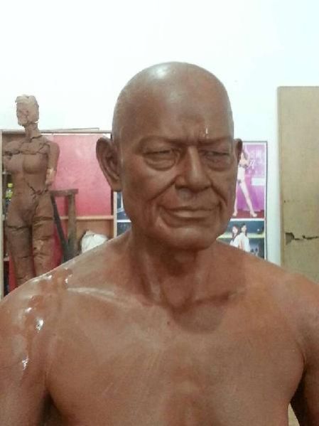 Unfired Clay Sculpture 01