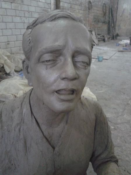 Unfired Clay Sculpture 06