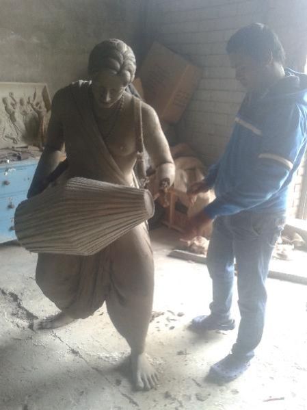 Unfired Clay Sculpture 11