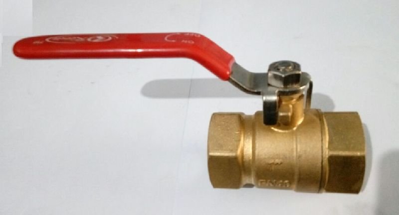 Medium Brass 1 Inch Ball Valve 01