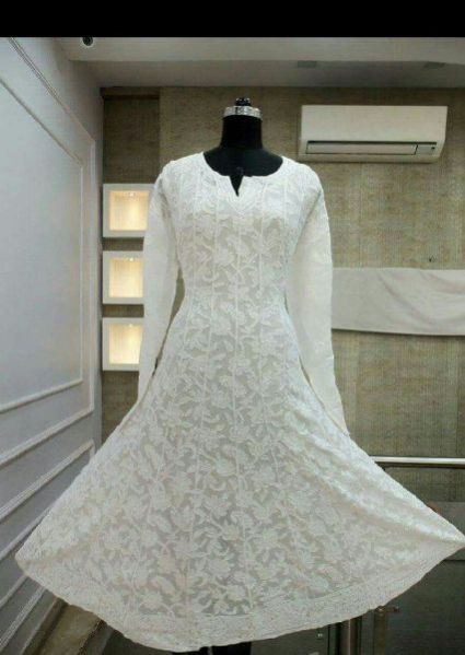 Lucknowi Chikan Dress Material 01