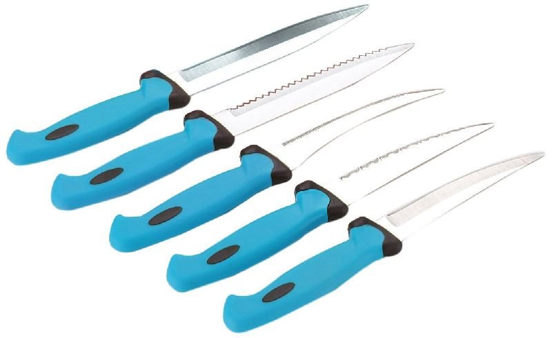 Blue Kitchen Knife Set