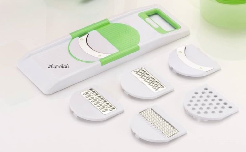 Green 6 In 1 Kitchen Slicer