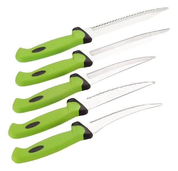 Green Kitchen Knife Set