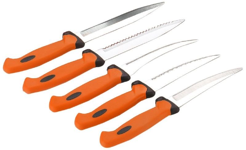 Orange Kitchen Knife Set