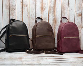 Leather Backpack 01