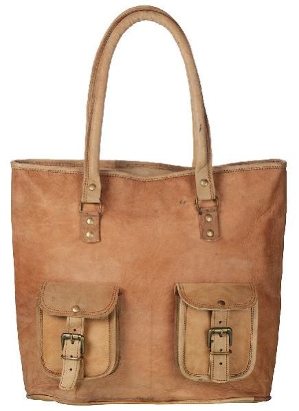 Ladies Leather Tote Hand Bag 02