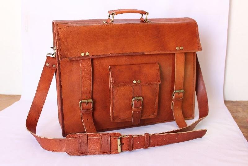 Leather Satchel Bag 02