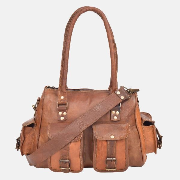 Womens Leather Handbag With Pockets Anderton 01