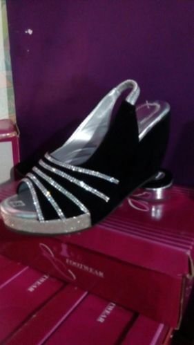 Ladies Platform Heel Sandals 01