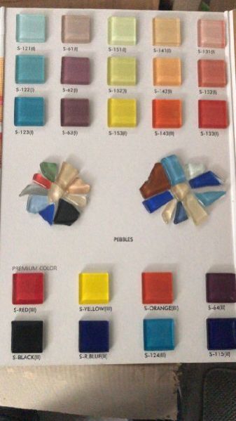 Square Colourful Stone 01