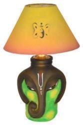Terracotta Ganesh Table Lamp 01