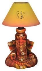 Terracotta Ganesh Table Lamp 02