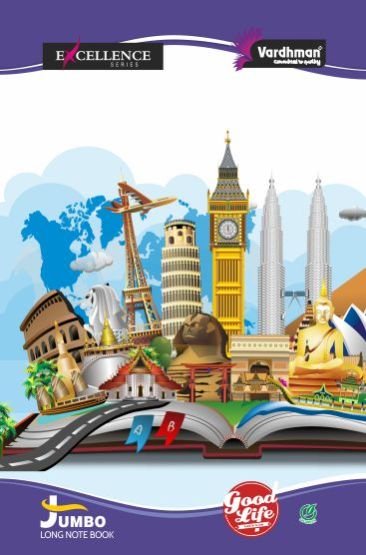 17cm X 27cm Jumbo Long Notebook 02