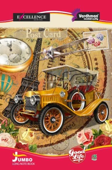 17cm X 27cm Jumbo Long Notebook 03