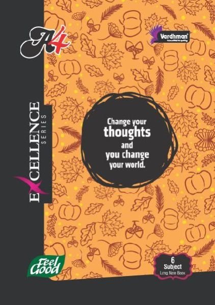 29.7cm X 21cm A4 6 Subject Long Notebook 02