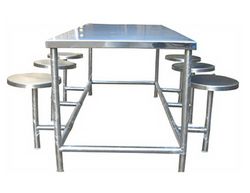 Stainless Steel Dining Table Set 02