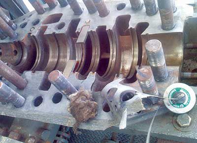 Multi Stage Pump Casting Before Repairing